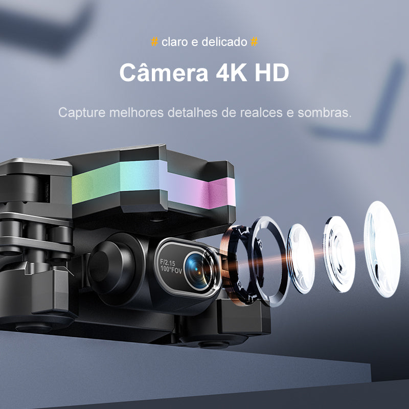 2022 4K Câmera Dual HD Mini Drone