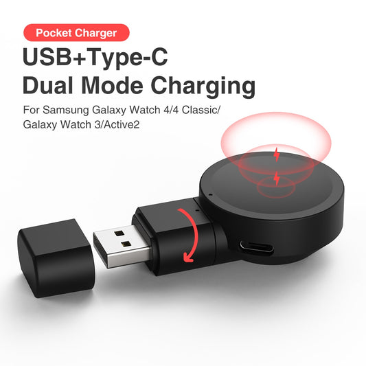 Suporte para cabo de carregamento USB para Galaxy Watch