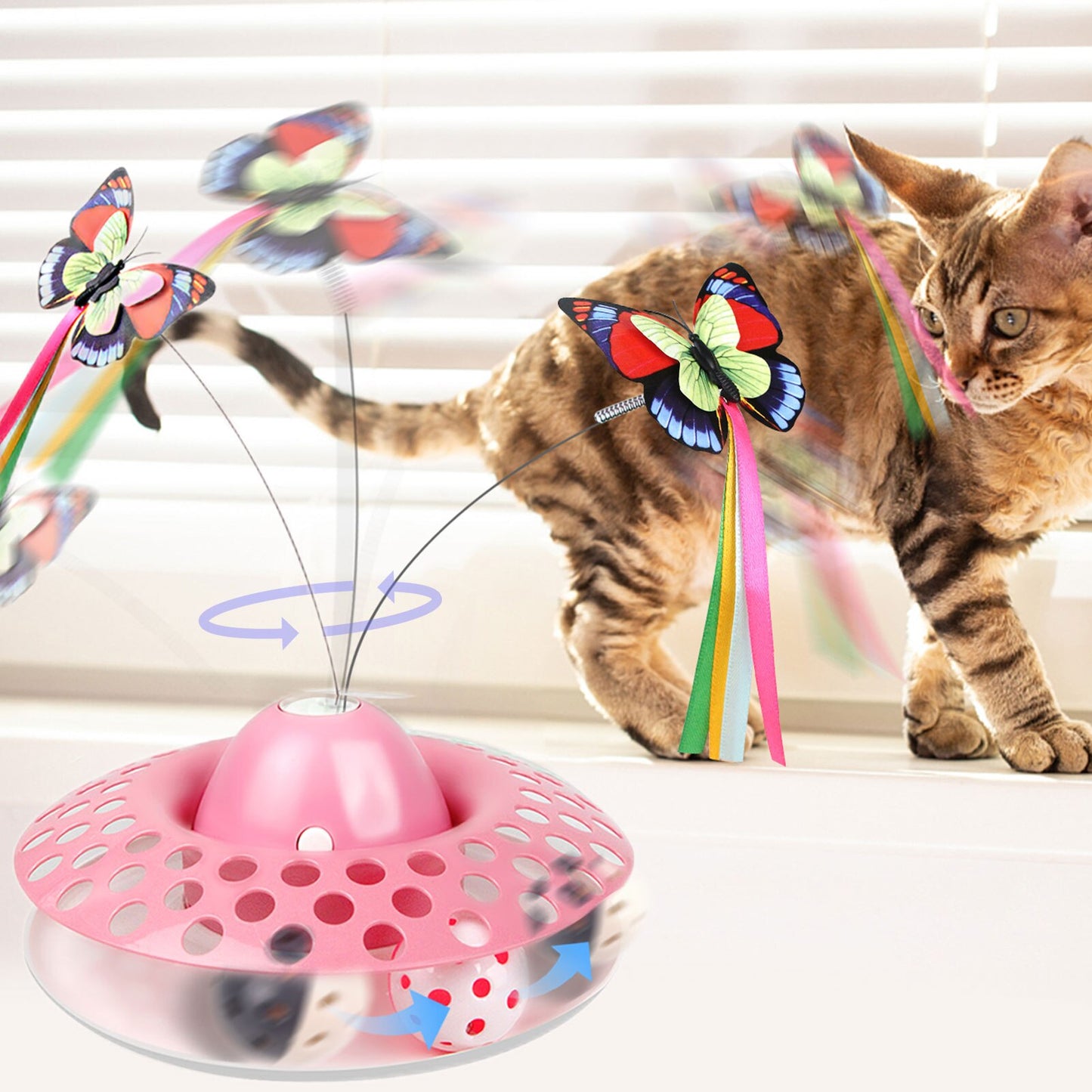 Brinquedo de Gato Butterfly Interativo