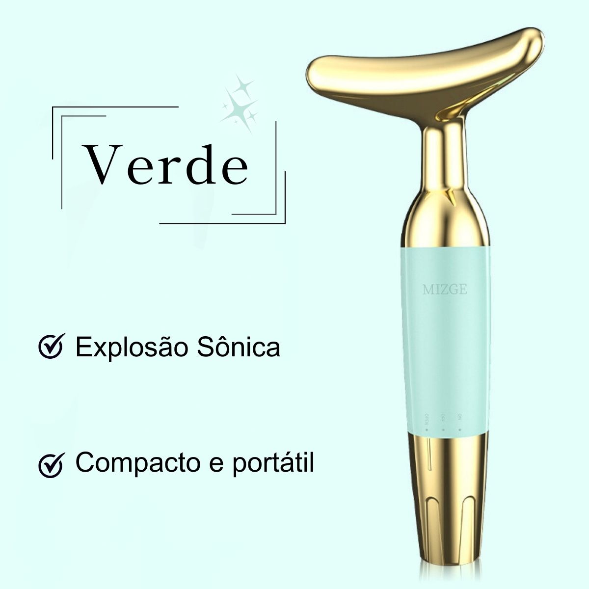 Massageador Vibratório para Elevação Facial e Cervical