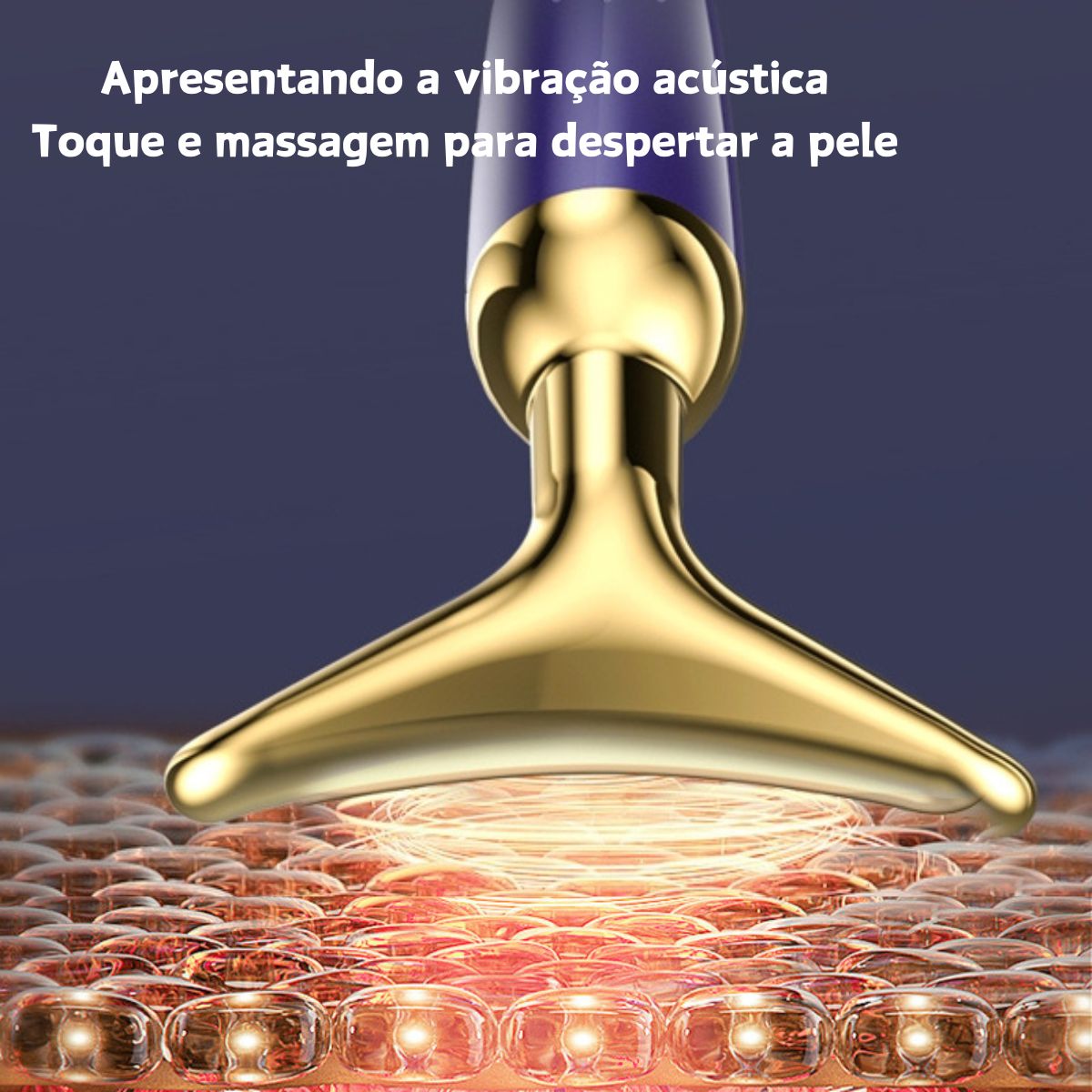 Massageador Vibratório para Elevação Facial e Cervical