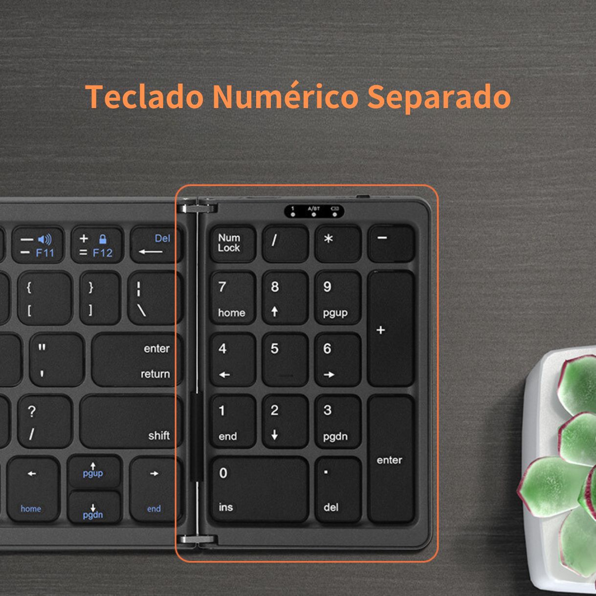 Teclado Bluetooth ultrafino